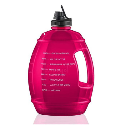 3.78L big water bottle with custom logo 1 Gallon bpa free plastic sport water bottle