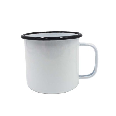 Enamel sublimation cup/custom enamel mug/350ml/Suitable for coffee, milk and cola