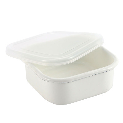 Food Storage Containers .Sublimation white/ Japan is popular Enamel Food containers