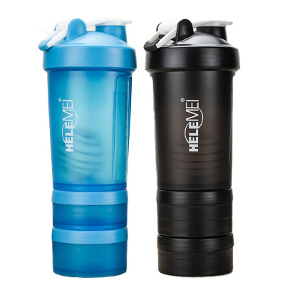 Bisphenol - free protein powder bottle, fitness training shake cup  Contains the rims