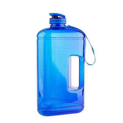 Gallons bottle . PETG gym drinking bottles logo custom 3.78L. trilateral bottle.